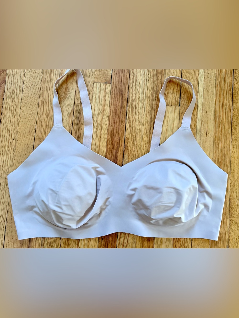 KNIX v neck evolution bra in warm sand 8+